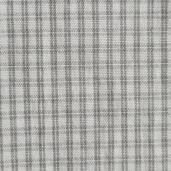 Eton Size 15 Button Up Shirt Long Sleeve Cotton Designer French Cuff Gray Check - Picture 7 of 16